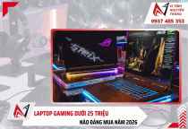 Top 5 laptop gaming dưới 25 triệu đáng mua