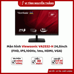 Màn hình Viewsonic VA2532-H 24,5inch (FHD, IPS,100Hz, 1ms, HDMI, VGA) 