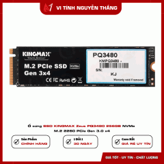 Ổ cứng SSD KINGMAX Zeus PQ3480 256GB NVMe M.2 2280 PCIe Gen 3.0 x4