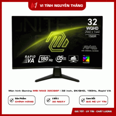 Màn hình Gaming MSI MAG 32CQ6F | 32 inch, 2K/QHD, 180Hz, Rapid VA
