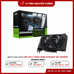 Card màn hình MSI RTX 5050 8GB GAMING OC GDDR6 (G5050-8GC)