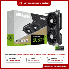 Card màn hình ZOTAC Gaming RTX 5060 Ti 16GB Twin Edge OC GDDR7