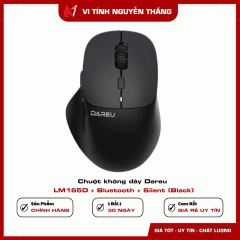 Chuột không dây Dareu LM165D + Bluetooth + Silent (Black)