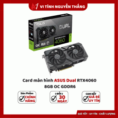 Card màn hình ASUS Dual RTX4060 8GB OC GDDR6
