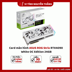 Card màn hình ASUS ROG Strix RTX4090 White OC Edition 24GB