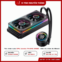 Tản nhiệt nước CPU Jonsbo TH-240 ARGB - Hiển thị nhiệt độ (Black)