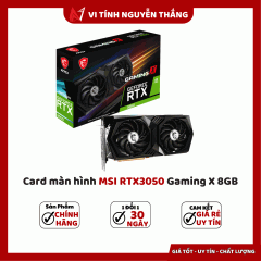  Card màn hình MSI RTX3050 Gaming X 8GB