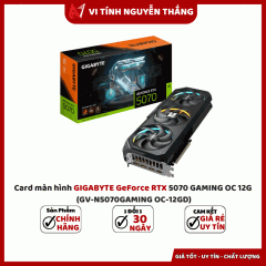 Card màn hình GIGABYTE GeForce RTX 5070 GAMING OC 12GB  (GV-N5070GAMING OC-12GD)