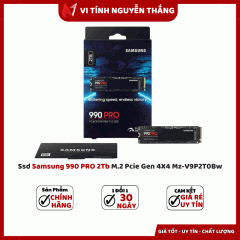   Ssd Samsung 990 PRO 2Tb M.2 Pcie Gen 4X4 Mz-V9P2T0Bw 