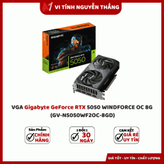 Card màn hình Gigabyte GeForce RTX 5050 WINDFORCE OC 8G (GV-N5050WF2OC-8GD)