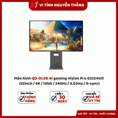 Màn hình QD-OLED Ai gaming Vision Pro G3224UO (32inch / 4K / 10bit / 240Hz / 0.03ms / G-sync)