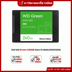 SSD WD Green 240GB Sata III (Wds240G1G0A)