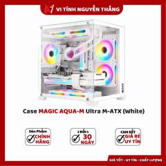 Case MAGIC AQUA-M Ultra M-ATX (White)