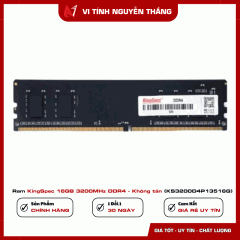Ram KingSpec 16GB 3200MHz DDR4 - Không tản (KS3200D4P13516G)
