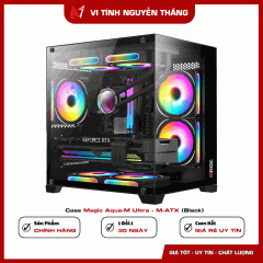 Case Magic Aqua-M Ultra - M-ATX (Black) (No Fan)