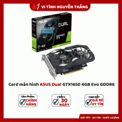 Card màn hình ASUS Dual GTX1650 4GB Evo GDDR6