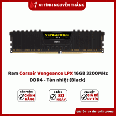 Ram Corsair Vengeance LPX 16GB 3200MHz DDR4 - Tản nhiệt (Black) 