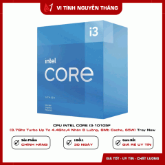 CPU INTEL CORE I3-10105F (3.7Ghz Turbo Up To 4.4Ghz, 4 Nhân 8 Luồng, 6Mb Cache, 65W)  Tray New