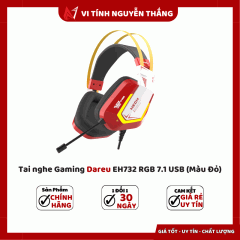 Tai nghe Gaming Dareu EH732 RGB 7.1 USB (Màu Đỏ)