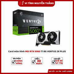 Card màn hình MSI RTX 5060 Ti 8G VENTUS 2X PLUS