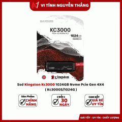   Ssd Kingston Kc3000 1024GB Nvme Pcie Gen 4X4 ( Kc3000S/1024G )