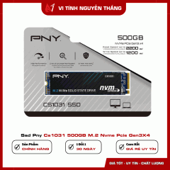 Ssd Pny Cs1031 500GB M.2 Nvme Pcie Gen3X4