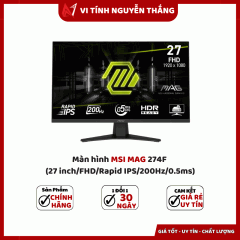 Màn hình MSI MAG 274F (27 inch/FHD/Rapid IPS/200Hz/0.5ms)