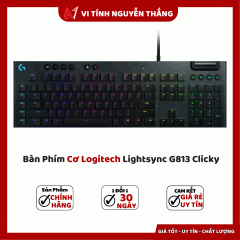 Bàn Phím Cơ Logitech Lightsync G813 Clicky