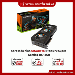 Card màn hình GIGABYTE RTX4070 Super Gaming OC 12GB