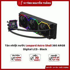 Tản nhiệt nước Leopard Astro Shell 360 ARGB Digital LCD - Black