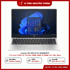 Laptop HP 240 G10 (9H2E0PT) (14 inch/ FHD/ i3-1315U/ 8GB/ SSD 512GB/ W11SL/ Bạc)