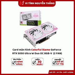 Card màn hình Colorful iGame GeForce RTX 5050 Ultra W Duo OC 8GB-V  (2 FAN)
