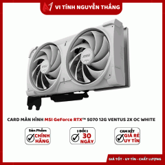 Card màn hình MSI  GeForce RTX™ 5070 12GB VENTUS 2X OC WHITE