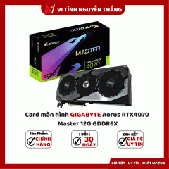 Card màn hình GIGABYTE Aorus RTX4070 Master 12G GDDR6X