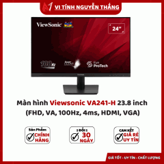 Màn hình Viewsonic VA241-H 23.8 inch (FHD, VA, 100Hz, 4ms, HDMI, VGA)