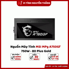 Nguồn Máy Tính MSI MPg A750Gf - 750W - 80 Plus Gold