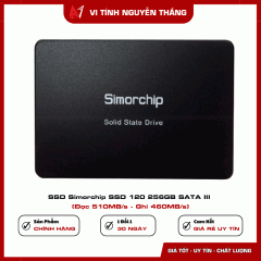 SSD Simorchip SSD 120 256GB SATA III (Đọc 510MB/s - Ghi 460MB/s)