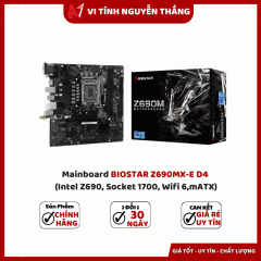 Mainboard BIOSTAR Z690MX-E D4 (Intel Z690, Socket 1700, Wifi 6,mATX)