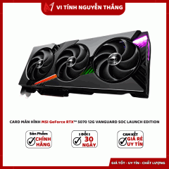 Card màn hình MSI GeForce RTX™ 5070 12GB VANGUARD SOC LAUNCH EDITION