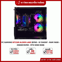 PC GAMING NTCGM ALDER LAKE (B760 - I5 13400F - RAM 16GB - 256GB NVME - RTX 5060 8GB)