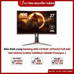 Màn hình cong Gaming AOC C27G2Z  (27Inch/ Full Hd/ VA/ 240Hz/ 0.5Ms/ 250Nits/ 1500R/ Freesync )