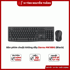 Bàn phím chuột không dây Dareu MK188G (Black)