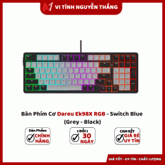 Bàn Phím Cơ Dareu Ek98X RGB - Switch Blue (Grey - Black)