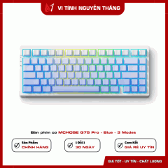 Bàn phím cơ MCHOSE G75 Pro - Glacier Gradient - 3 Modes