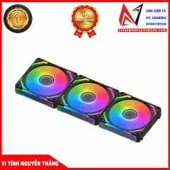 Bộ 3 Fan XIGMATEK StarliNK Ultra ARGB Đen