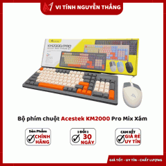 Bộ phím chuột Acestek KM2000 Pro Mix Xám 
