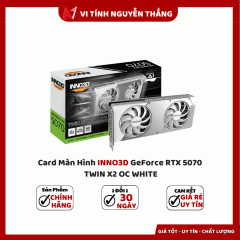 Card màn hình INNO3D GeForce RTX 5070 TWIN X2 OC WHITE