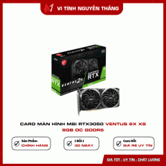  Card màn hình MSI RTX3050 Ventus 2X Xs 8GB OC GDDR6
