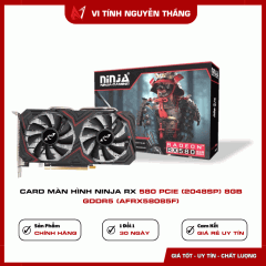 Card màn hình NINJA RX 580 PCIE (2048SP) 8GB GDDR5 (AFRX58085F)