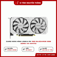 Card màn hình UNIKA RX 580 BLIZZARDS 8GB DDR5 V2 (White)